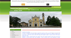 Desktop Screenshot of parrocchiasantostefano.net