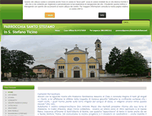 Tablet Screenshot of parrocchiasantostefano.net
